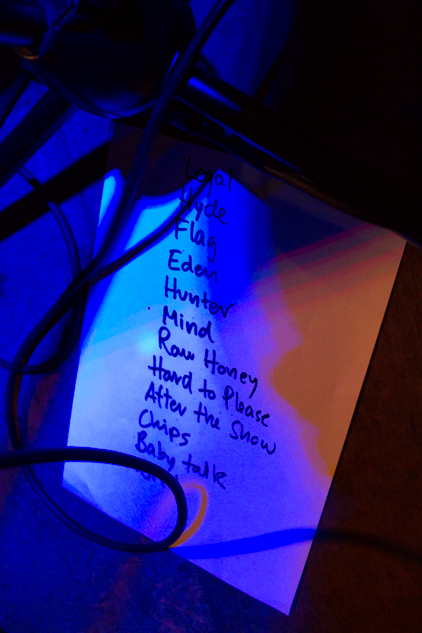 LIVE REVIEW: DU BLONDE - The Shacklewell Arms, London 21st July 2015 88 “Set List”