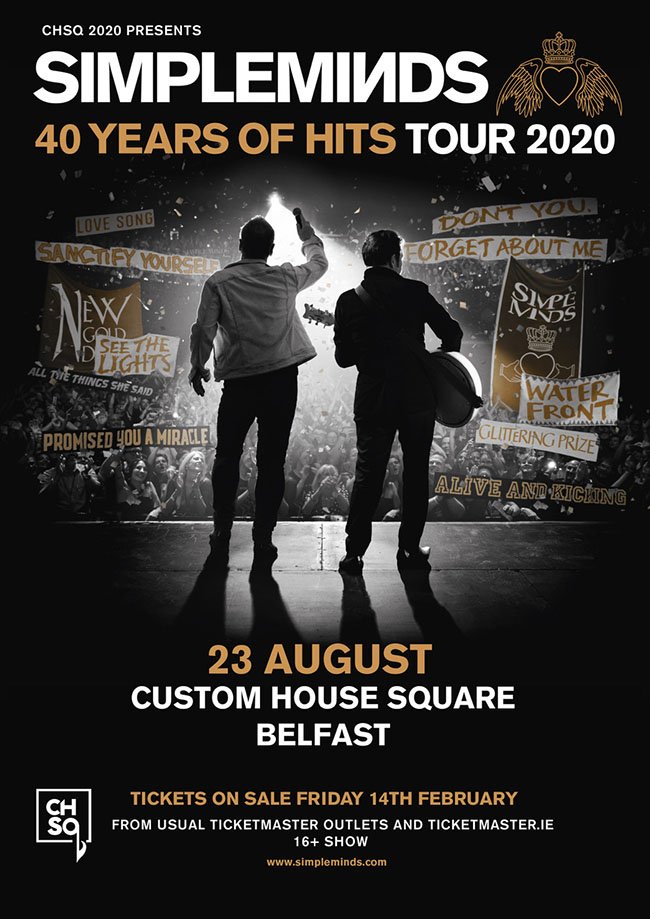 SIMPLE MINDS announce a headline Belfast show at Custom House Square on Sunday 23rd August 2020 86 simple minds