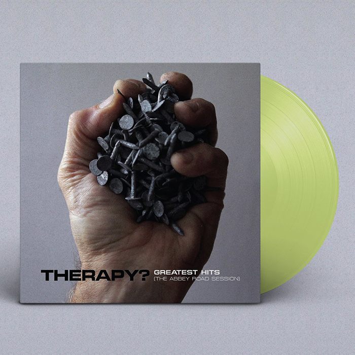 THERAPY? album Greatest Hits (2020 Versions) on limited edition Translucent Green 12" vinyl