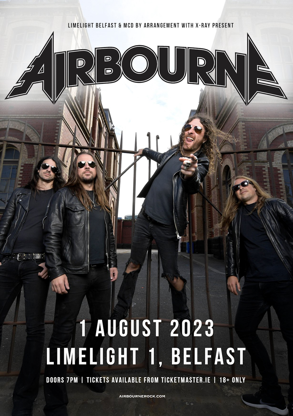 Australian hard rock band AIRBOURNE announce Limelight, Belfast show on 1st August 2023 86 AIRBOURNE