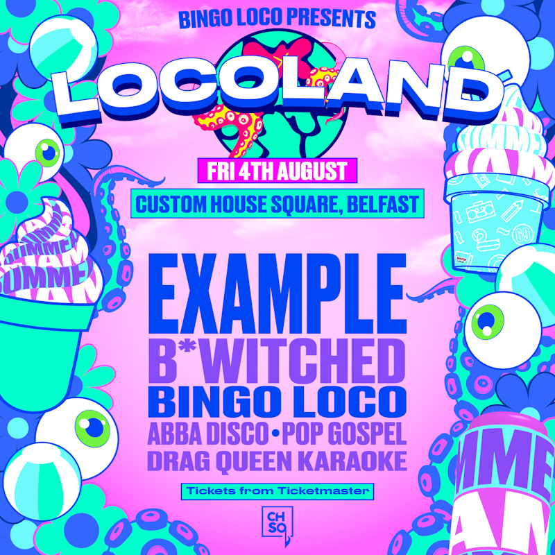 LOCO LAND a brand new festival for Belfast will take place at Custom House Square on Fri 4th August 2023 86 loco land