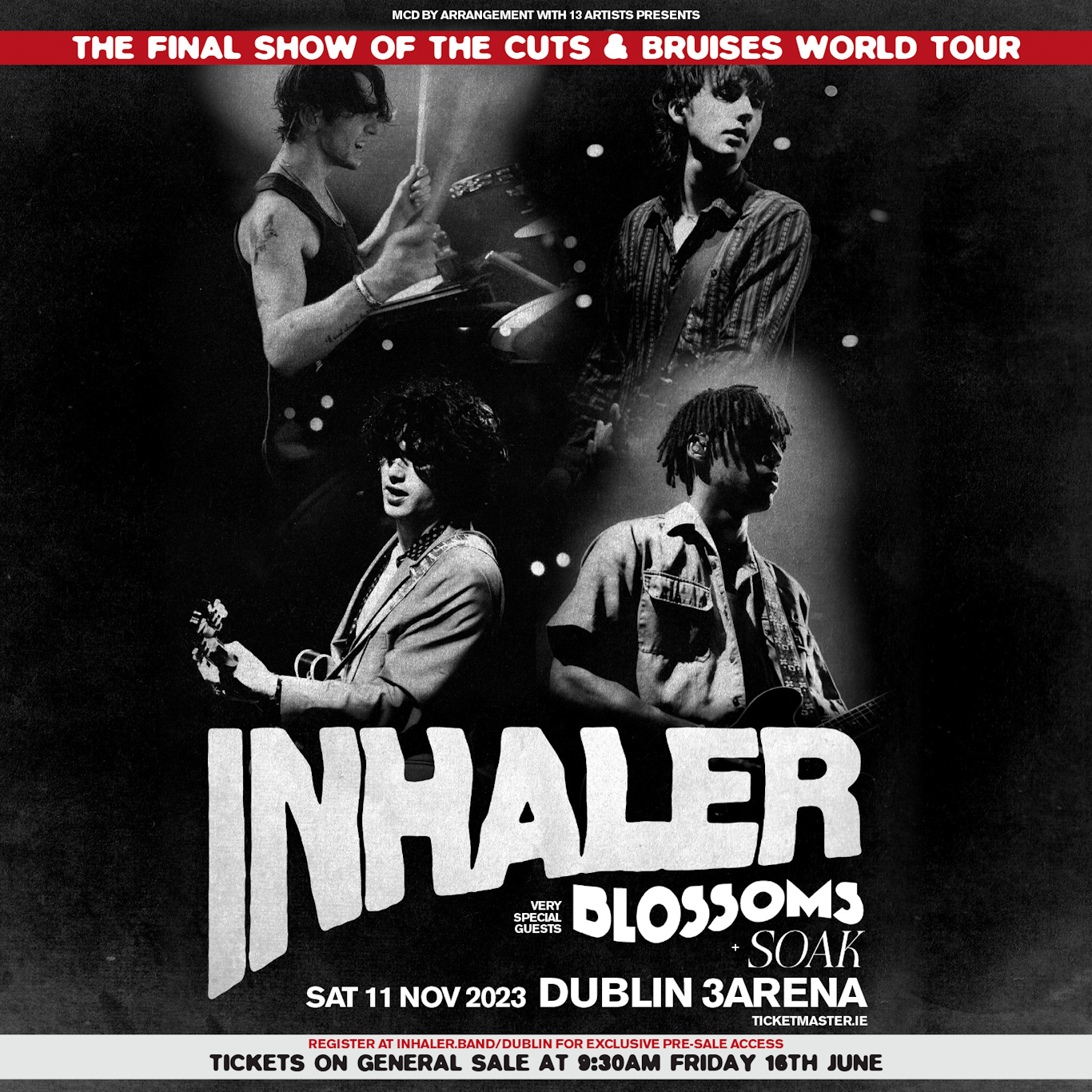 INHALER announce their biggest headline show to date at 3Arena, Dublin 86 inhaler